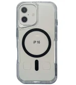 کاور مگ سیف دکمه طرح فلزی آیفون iPhone 16