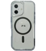 کاور مگ سیف دکمه طرح فلزی آیفون iPhone 16 - تصویر 2