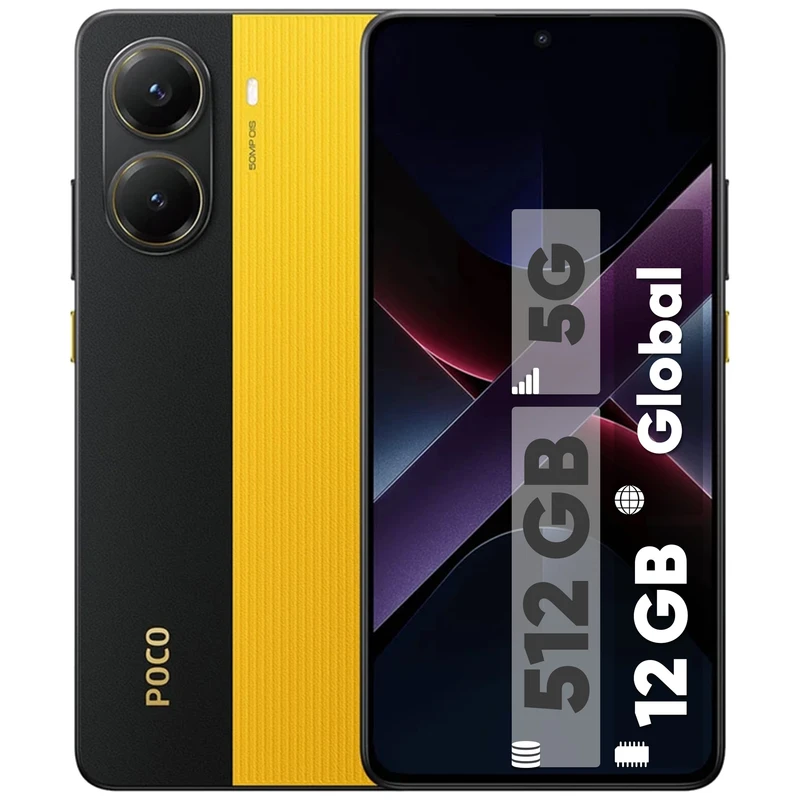 گوشی شیائومی مدل Poco x7 pro 5G با حافظه 512 گیگابایت رم ۱۲